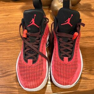 Jordan men’s Red and Black Athletic Sneakers